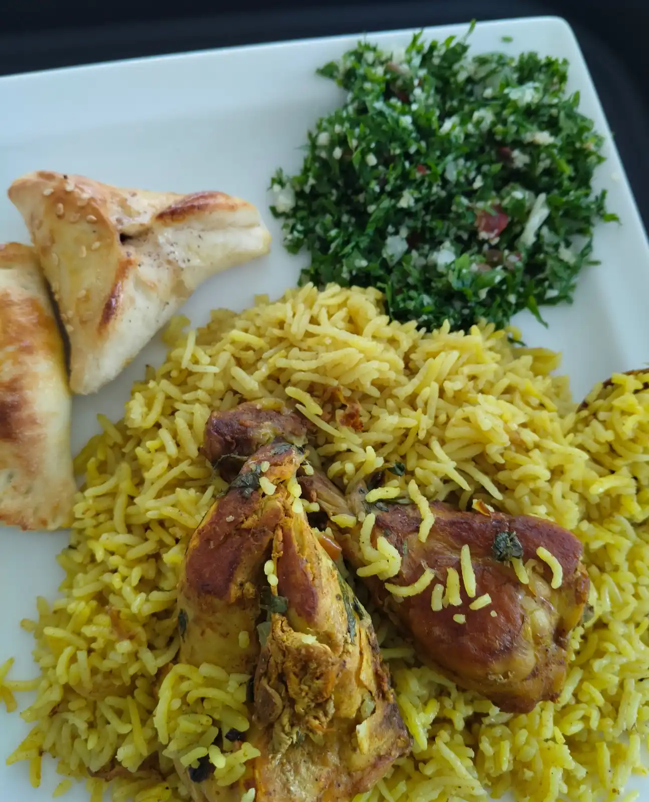 Chicken biryani handi