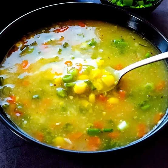 Veg corn soup