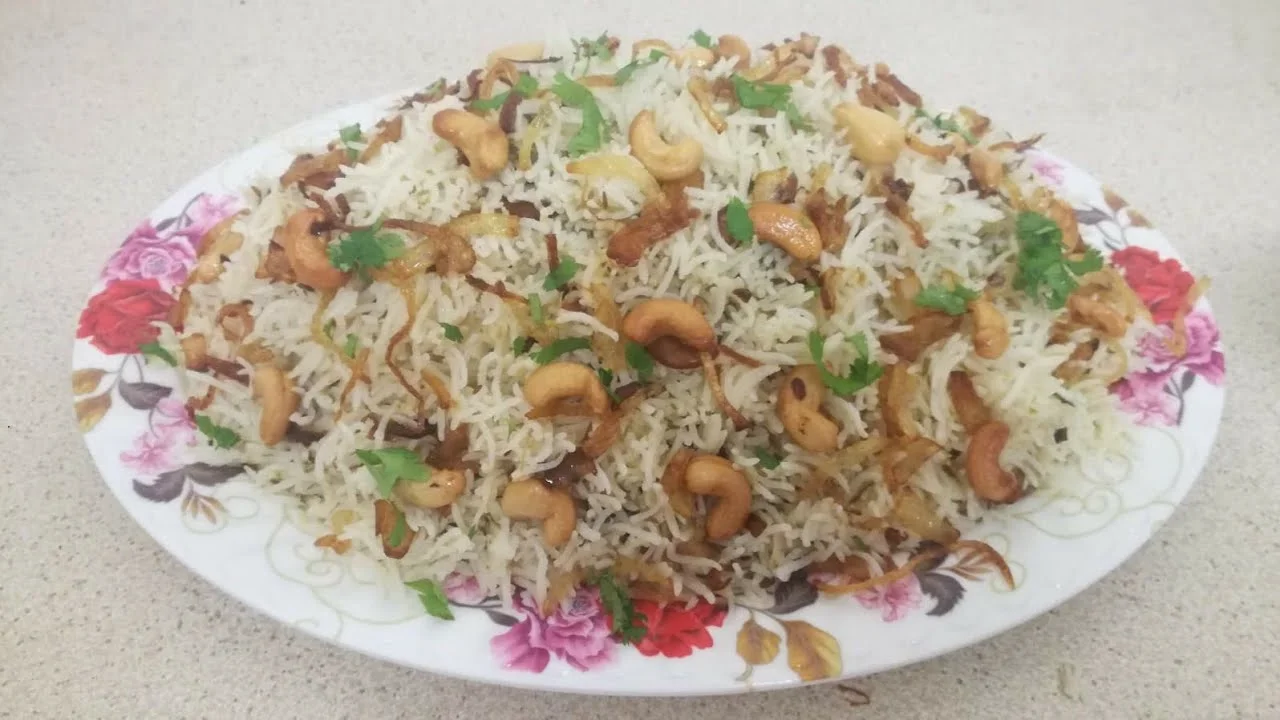 Kaju biryani