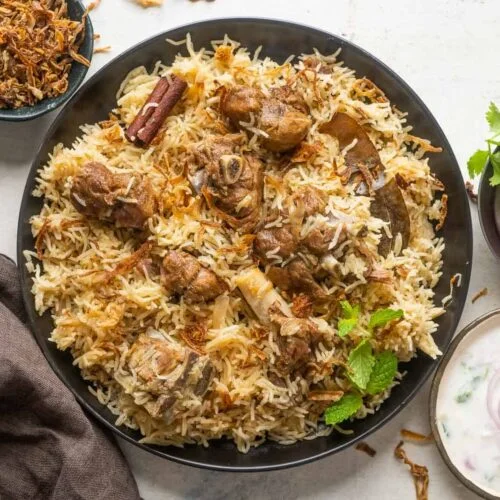 Mutton pulao family